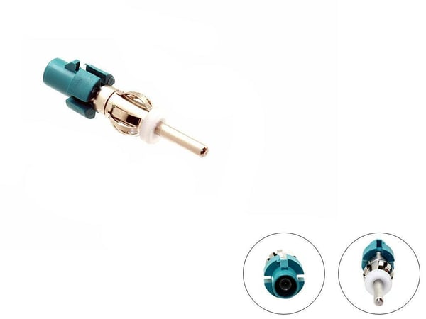 CD RADIO STEREO AERIAL ARIEL ANTENNA ADAPTOR LEAD FAKRA TO DIN FITS AUDI A3