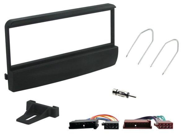 Single DIN Radio Stereo Fascia Panel Replacement Kit For Ford Connect 2000-2006