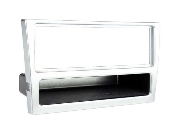 CD RADIO STEREO FASCIA FACIA PANEL SURROUND CT24VX02 SILVER FITS VAUXHALL OMEGA