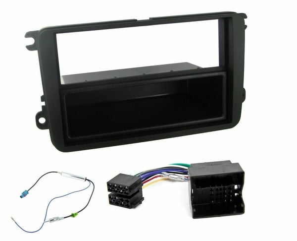 CT24VW03 SINGLE DIN FACIA WIRING HARNESS ADAPTER SURROUND FOR SKODA OCTAVIA