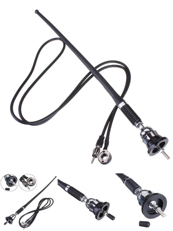 FOR MERCEDES CAR RADIO RUBBER ANTI VANDAL WING ROOF MOUNT ANTENNA AERIAL
