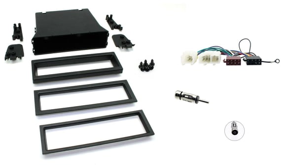 CAR CD STEREO E POCKET FACIA FASCIA FITTING KIT FITS NISSAN SKYLINE R32 R33 R34