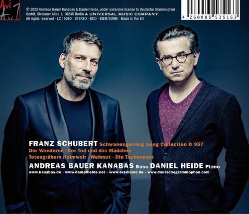 Franz Schubert : Franz Schubert: Schwanengesang CD (2023)