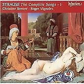 Christine Brewer, Roger Vignoles : Strauss (R): The Complete Songs, Vol. 1 CD