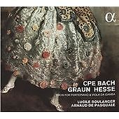 Arnaud de Pasquale : CPE Bach; Graun, Hesse: Trios For Fortep CD
