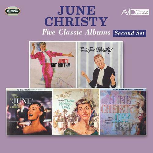 June Christy : Five Classic Albums CD 2 discs (2021)