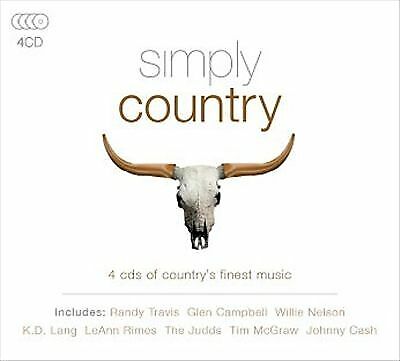 Various Artists : Simply Country CD Box Set 4 discs (2016)
