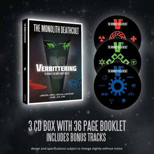 The Monolith Deathcult : V4 - Verbittering CD Box Set 3 discs (2022)
