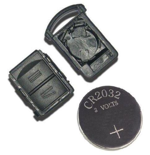 REPLACEMENT 2 BUTTON REMOTE FOB CASE + BATTERY FOR VAUXHALL MERIVA