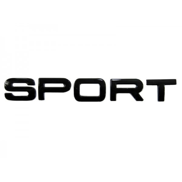 Gloss Black Land Rover Sport Lettering Rear Boot Badge Emblem For Range Rover Evoque Discovery FreeLander