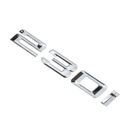 BMW 230i Rear Lettering For Lid Trunk, Badge, Emblem, 2 Series, Chrome