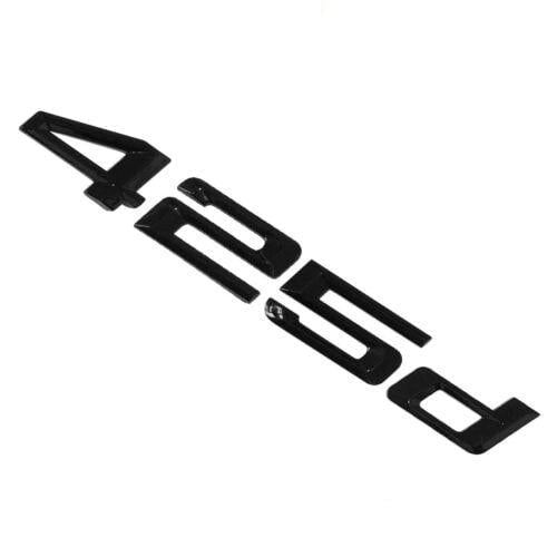 BMW 425d Rear Lettering For Lid Trunk, Badge, Emblem, 4 Series, Gloss Black