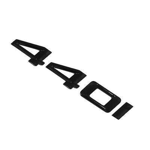BMW 440i Rear Lettering For Lid Trunk, Badge, Emblem, 4 Series, Gloss Black