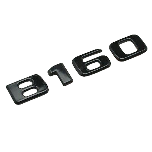 Gloss Black B160 Car Letter Number Rear Boot Badge Emblem For Mercedes Benz