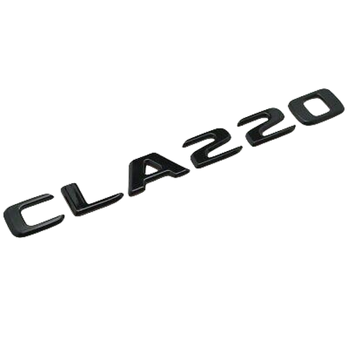 Gloss Black CLA220 Car Letter Number Rear Boot Badge Emblem For Mercedes Benz