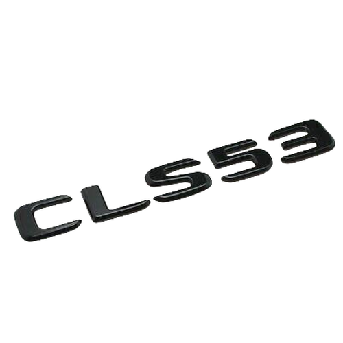 Gloss Black CLS53 Car Letter Number Rear Boot Badge Emblem For Mercedes Benz