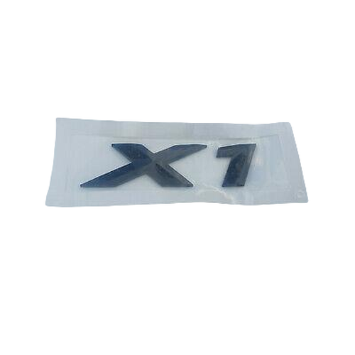 BMW X1 Rear Lettering For Lid Trunk, Badge, Emblem, Xdrive Series, Matt Black