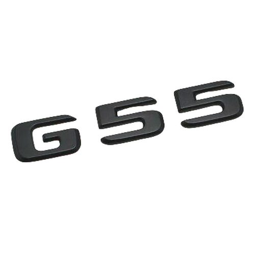 Matt Black G55 Car Letter Number Rear Trunk Boot Badge Emblem For Mercedes Benz