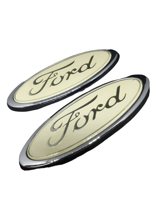 Ford Rear Boot Emblem Badge White For Mondeo