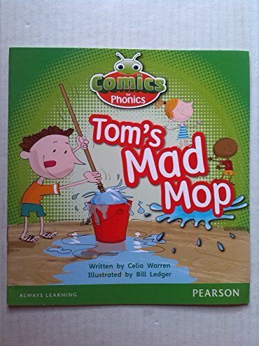 Tom's Mad Mop (Comics for Phonics) by Celia Warren Paperback Book Pre-Owned English