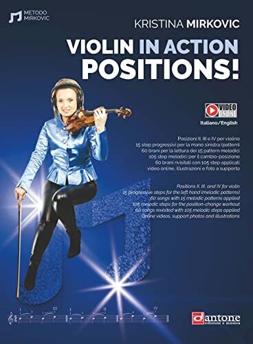 VIOLIN IN ACTION - POSITIONS Paperback Book Pre-Owned English