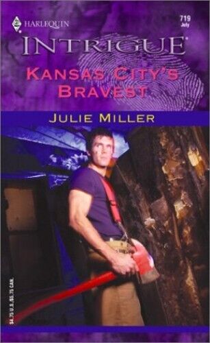 Kansas City's Bravest (Silhouette Intrigue) by Miller, Julie Paperback Book Pre-Owned English