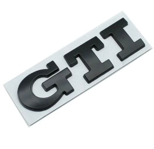 Black GTI Rear Boot Badge Emblem for VW Up Golf Polo MK2 MK4 MK5 MK6 MK7 MK7.5