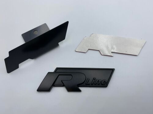 R Line Black Badge Grill fit for VW Volkswagen Golf Polo Scirocco Sticker R