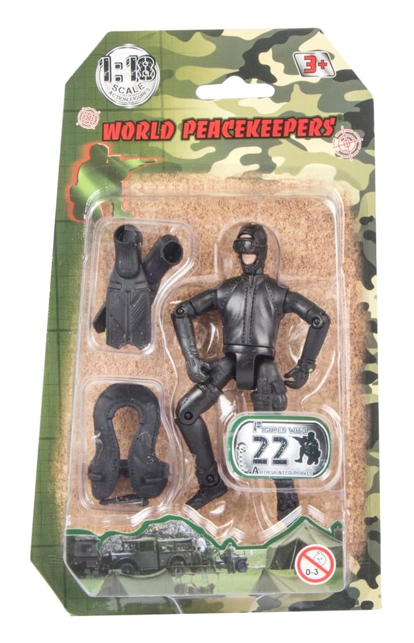 World Peacekeepers 1:18 Militär actionfigur  7A