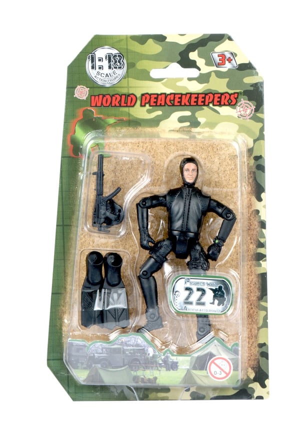 World Peacekeepers 1:18 Militär actionfigur  7C