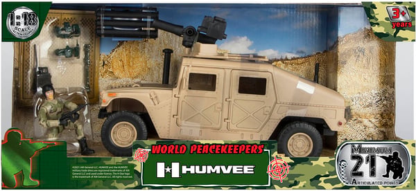 World Peacekeepers 1:18 Militär Humvee/Hummer modell A