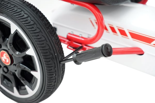 Abarth Pedal Gokart till barn, 3-8 år, vit
