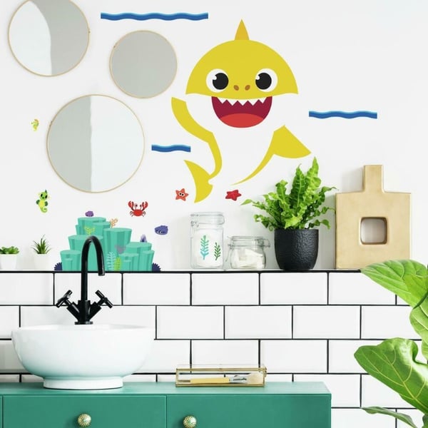 Baby Shark Isot Seinätarrat