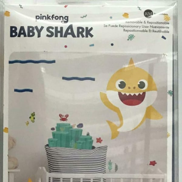 Baby Shark Isot Seinätarrat