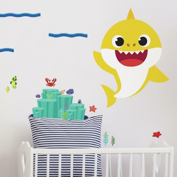 Baby Shark Isot Seinätarrat