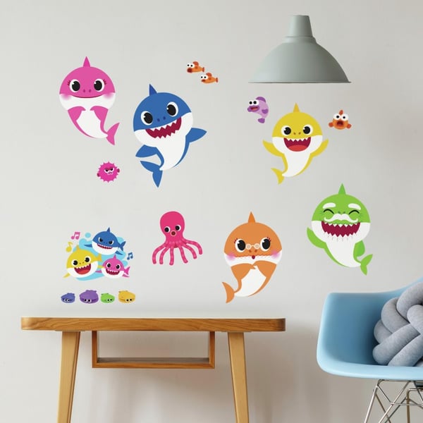 Baby Shark Wallstickers