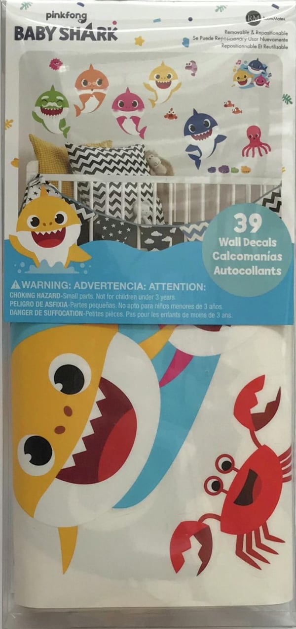 Baby Shark Wallstickers
