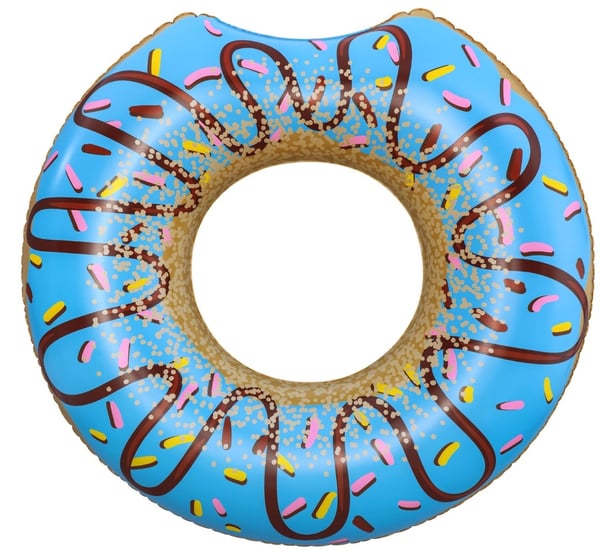 Badring 107 cm ''Donut'', Blå