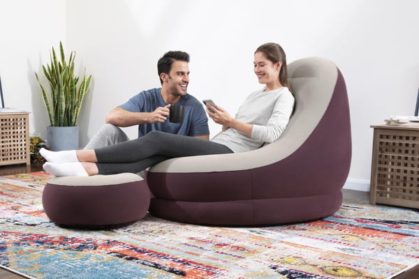 Bestway Comfort Cruiser mörk, plommonfärgad Liggstol 121x100x86cm