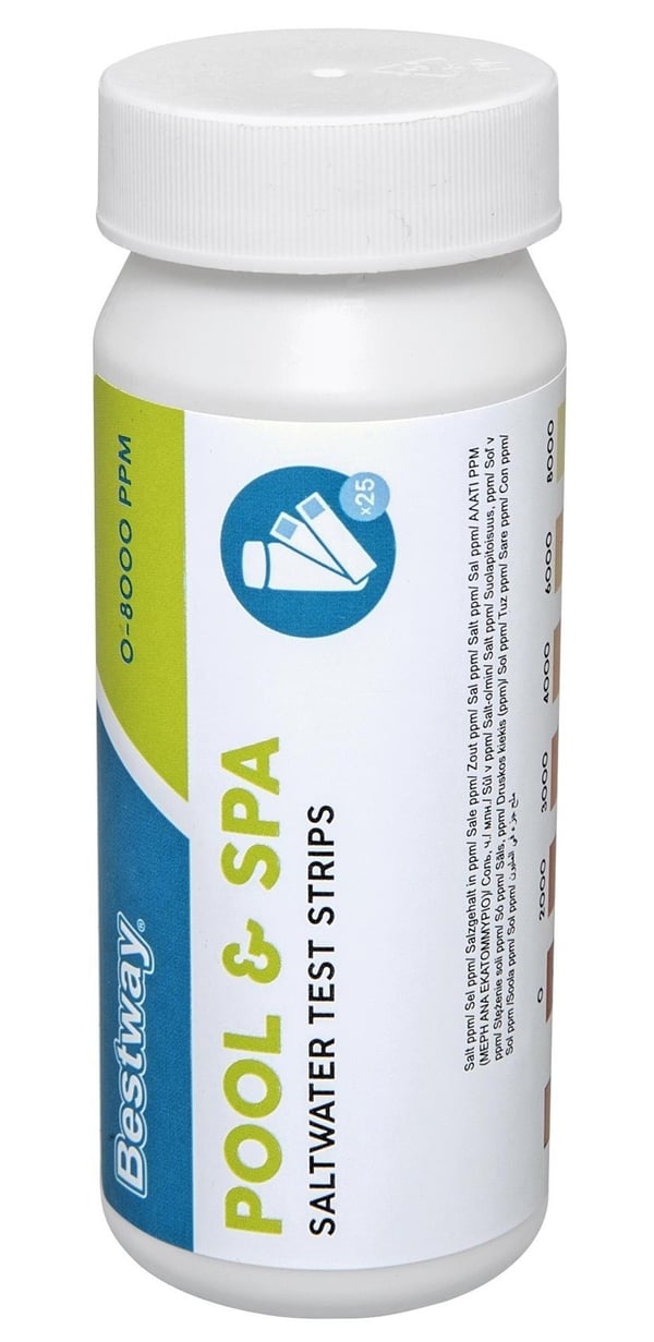 Bestway Pool / Spa suolaveden testiliuskat (25 kpl)