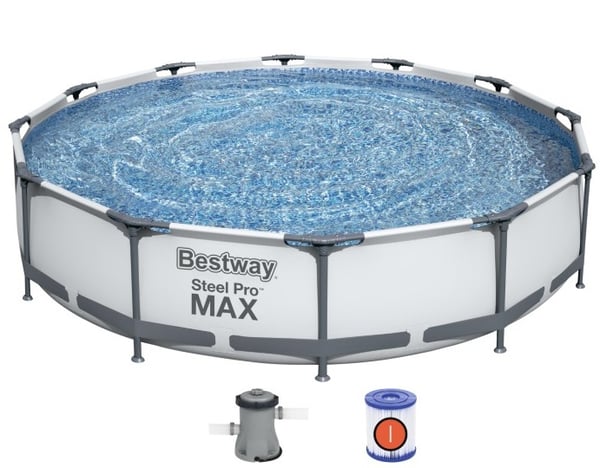Bestway Steel Pro MAX Frame Pool 366 x 76cm m. filter pump