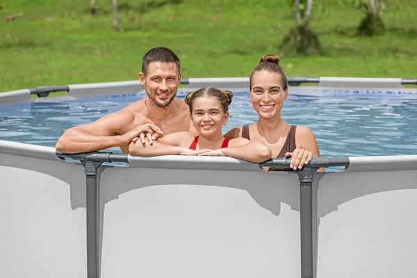 Bestway Steel Pro MAX Frame Pool 427 x 122 cm  m/pump, stege, etc.