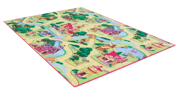 Bil barnmatta Candy Town 140 x 200 cm