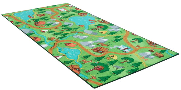 Bil barnmatta Wild Life  95 x 200 cm