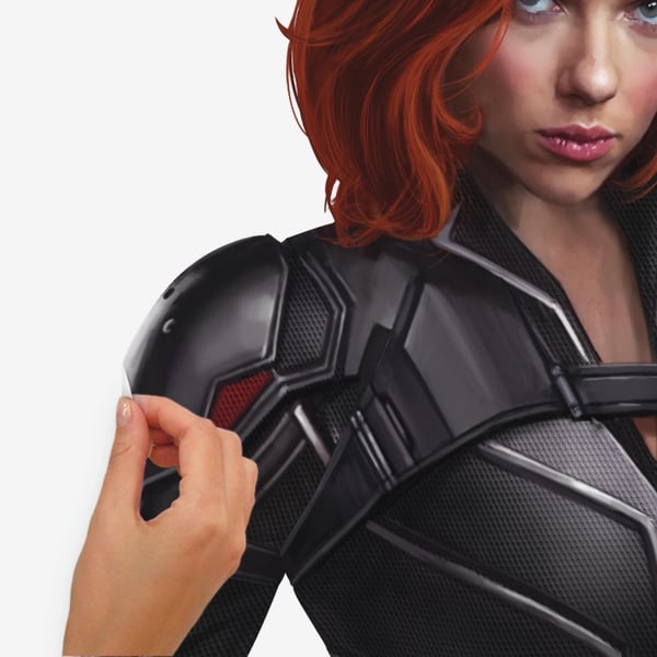 Black Widow Gigant Wallstickers