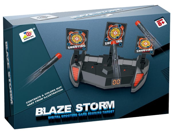 Blaze Storm Digital Skjututbildning med 3 mål / target
