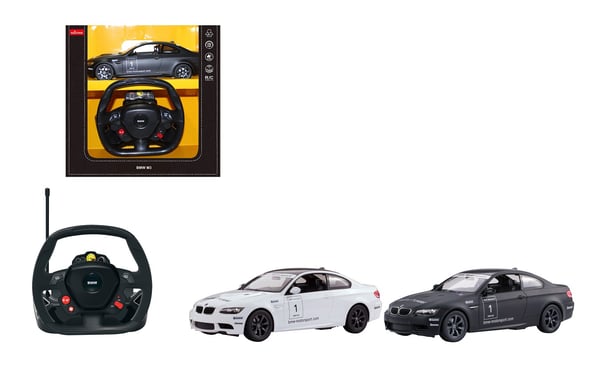 BMW M3 kauko-ohjattava auto ohjauspyörällä 1:14