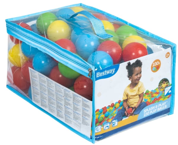 Bollar 100 st i väska, Bestway