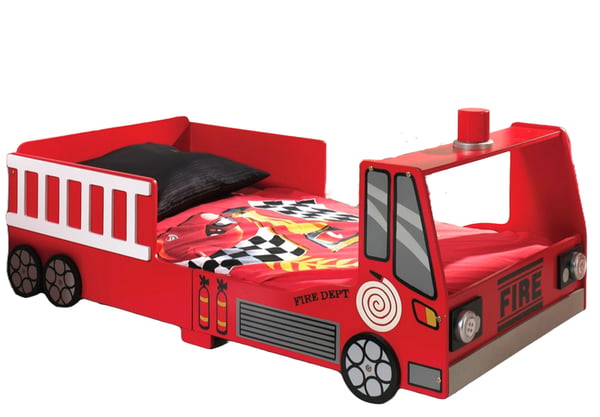 Paloauto Junior sänky, puu (140 cm)