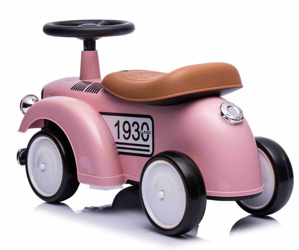 Mortiz Classic Retro Potkuauto, vaaleanpunainen